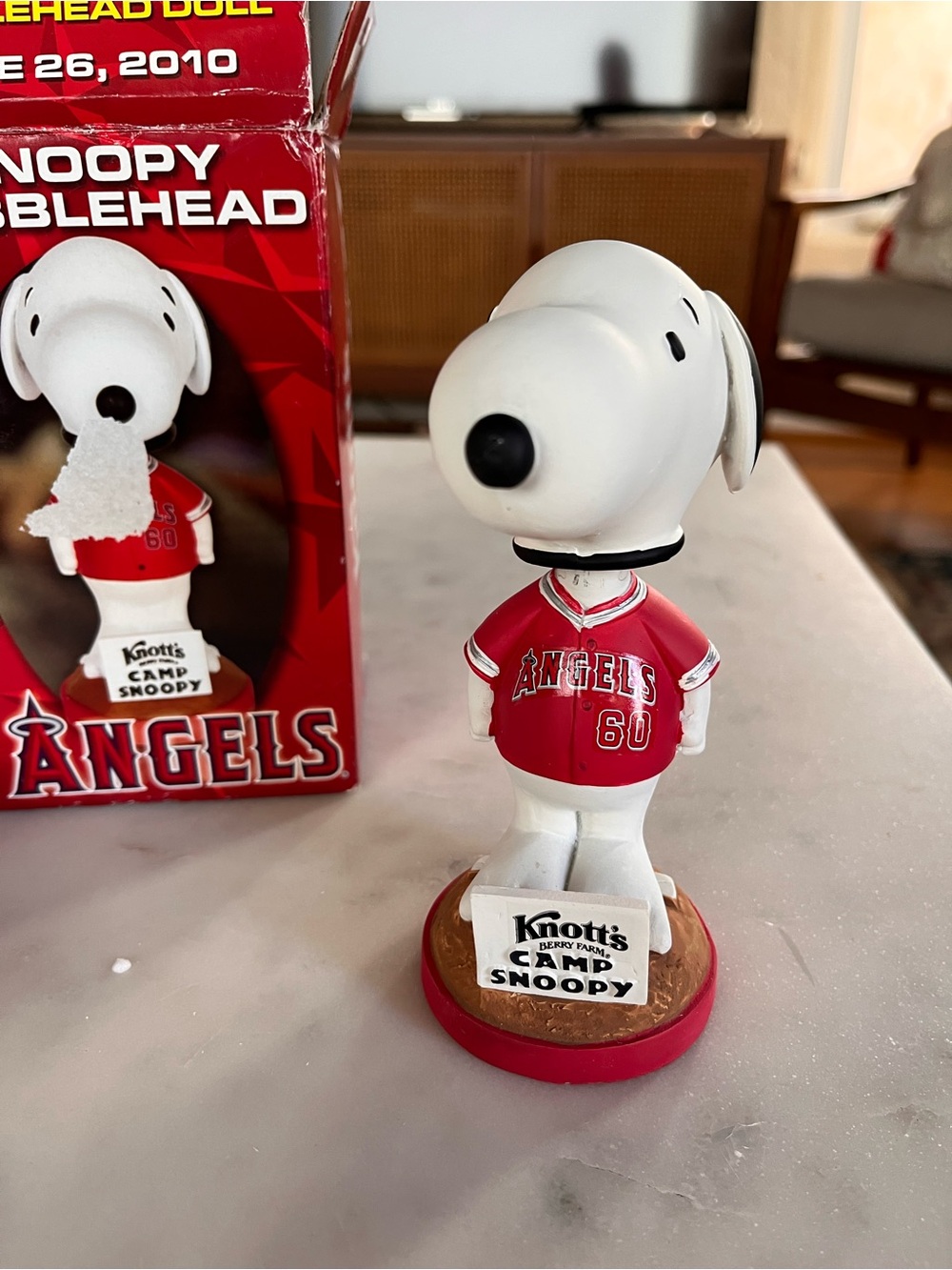 Snoopy Bobblehead Los Angeles Angels Stadium Giveaway Knott’s Berry Farm #60